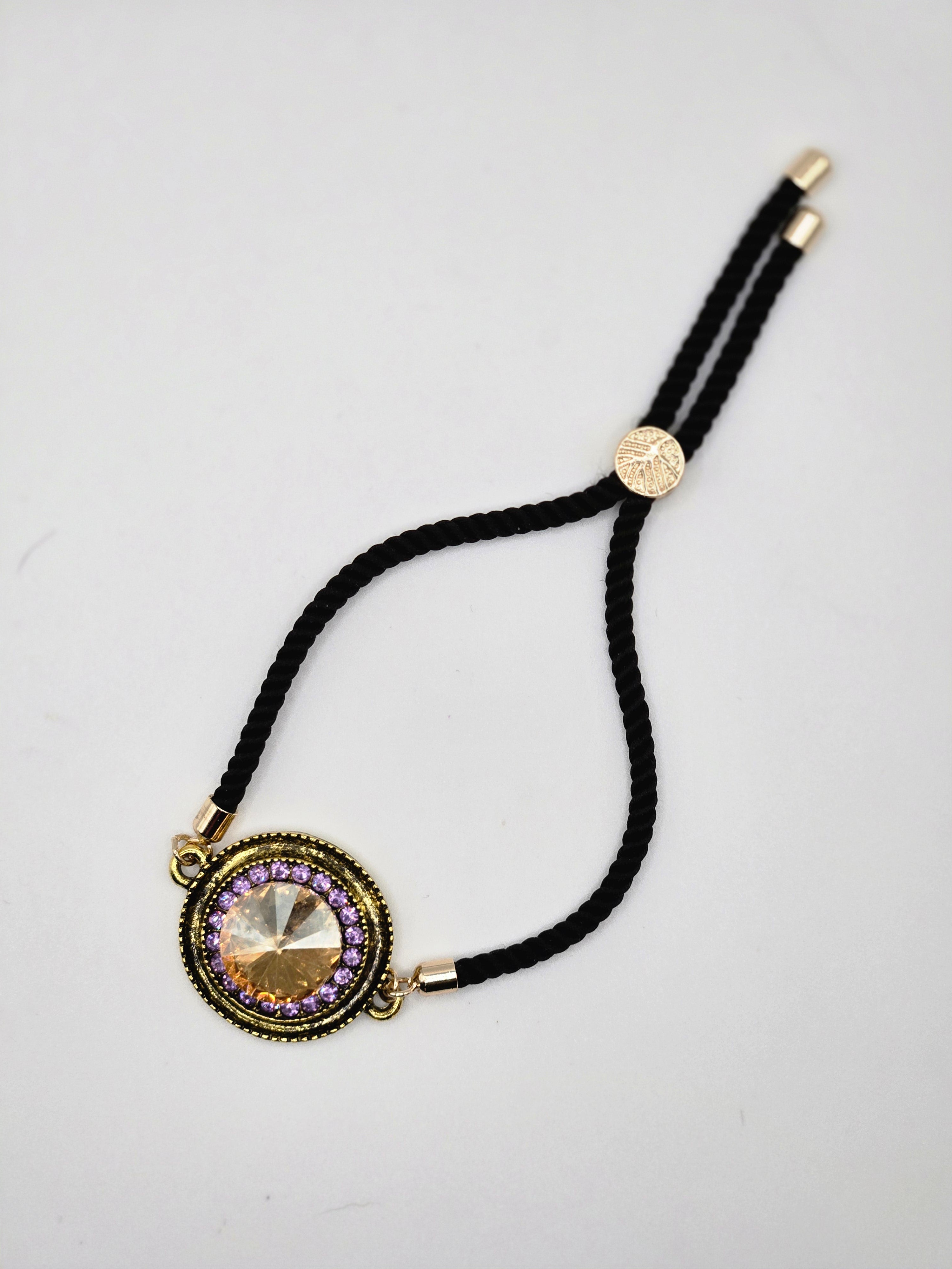 Pink adjustable bracelet